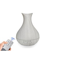 It's Good to be Home 400ml Lovely Flower - Cool Mist Humidifier & Essential Oil Diffuser - w/Remote - White Wood Grain - B07CWL7BPV